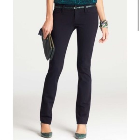 Ann Taylor Pants - Ann Taylor five pocket Ponte Pants Knit straight